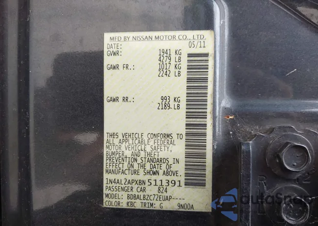 1N4AL2APXBN511391: 42399604