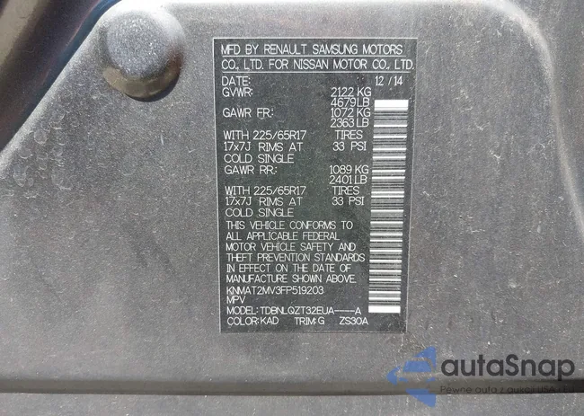 KNMAT2MV3FP519203: 42399671