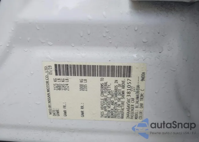 1N4AA6AV5KC381057: 42400875