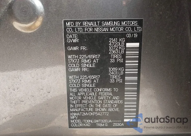 KNMAT2MV0KP542772: 42400896