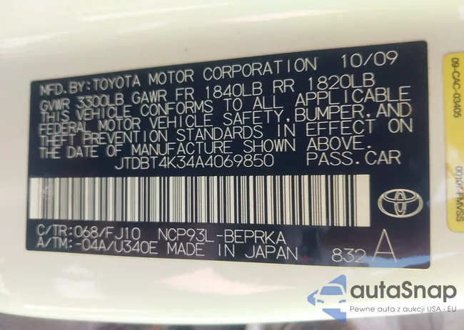 JTDBT4K34A4069850: 42400904