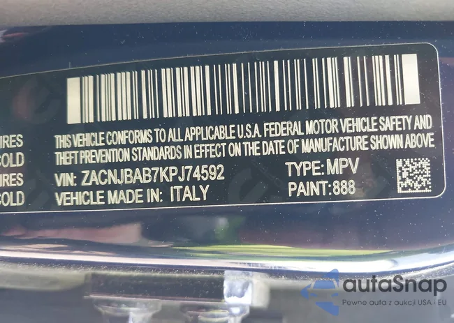 ZACNJBAB7KPJ74592: 42400944