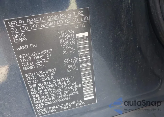 KNMAT2MV0GP608597: 42400964