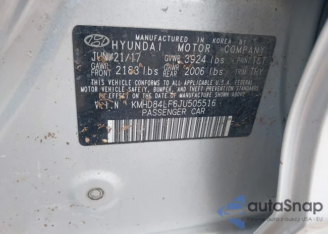 KMHD84LF6JU505516: 42400996