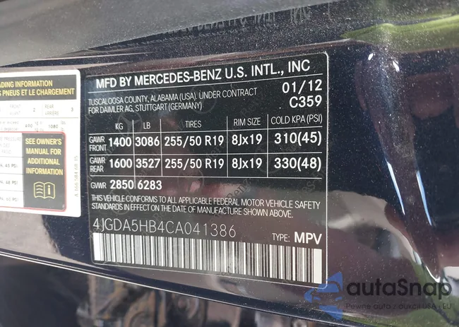 4JGDA5HB4CA041386: 42401079