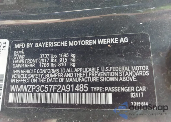 WMWZP3C57F2A91485: 42401139