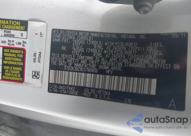 5TDZK3DC8CS180806: 42401264