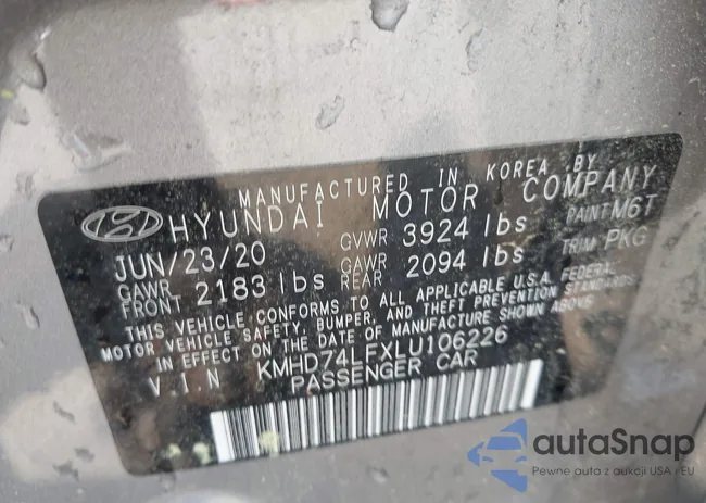 KMHD74LFXLU106226: 42401426