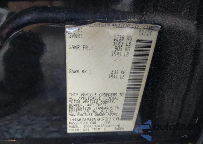 1N4AB7AP3EN853110: 42400484