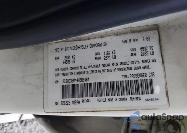 2C3HD36M44H586484: 42400758