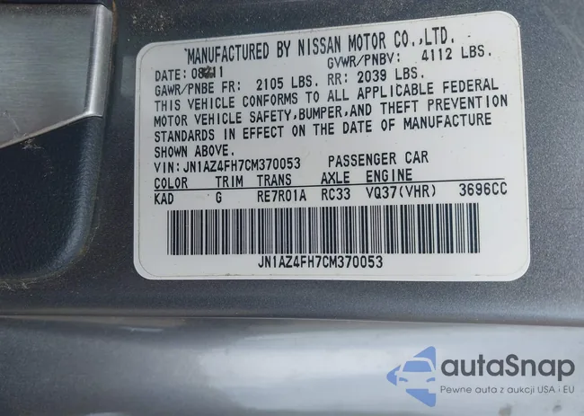 JN1AZ4FH7CM370053: 42401896