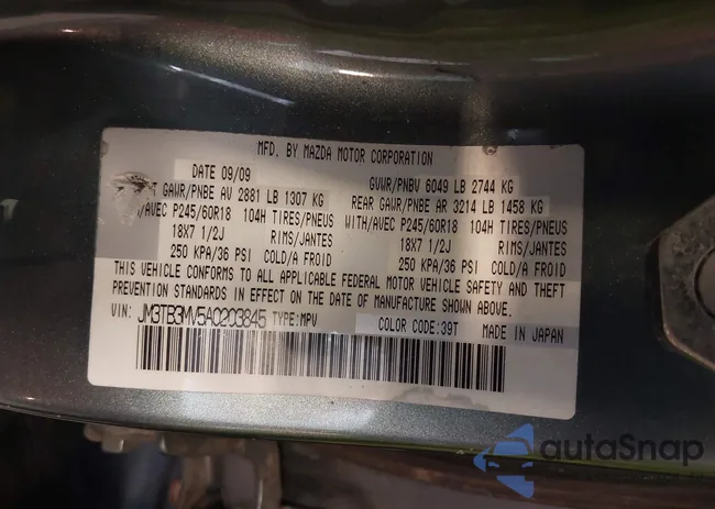 JM3TB3MV5A0203845: 42402012