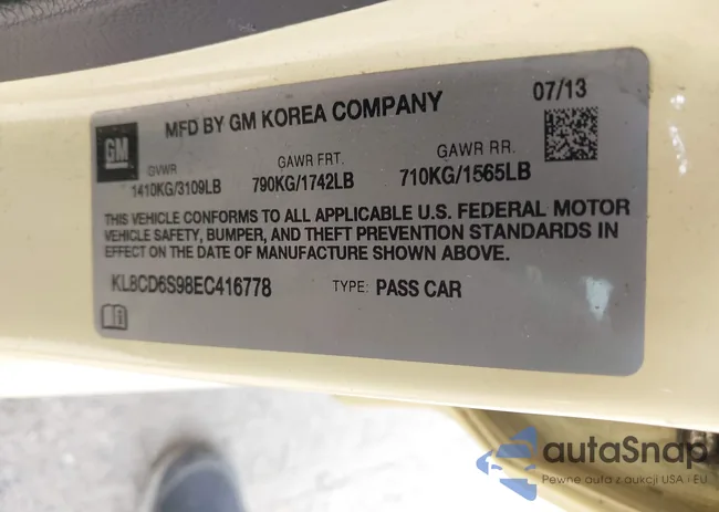 KL8CD6S98EC416778: 42402052