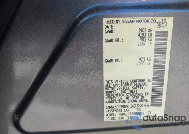 1N4AZ0CP8FC309859: 42402191