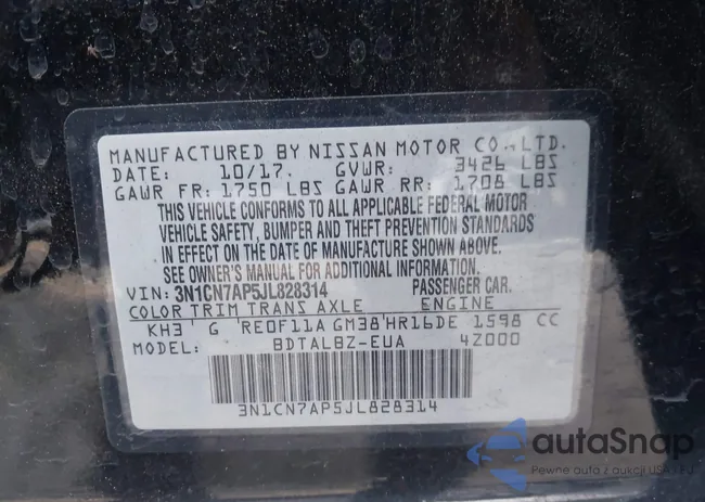 3N1CN7AP5JL828314: 42401521