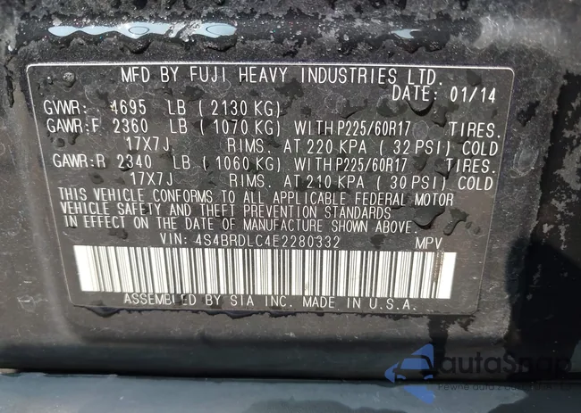 4S4BRDLC4E2280332: 42401656