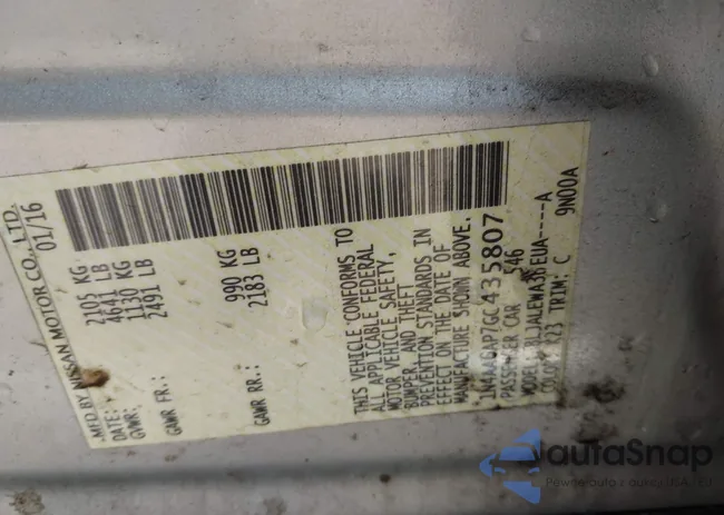 1N4AA6AP7GC435807: 42401669