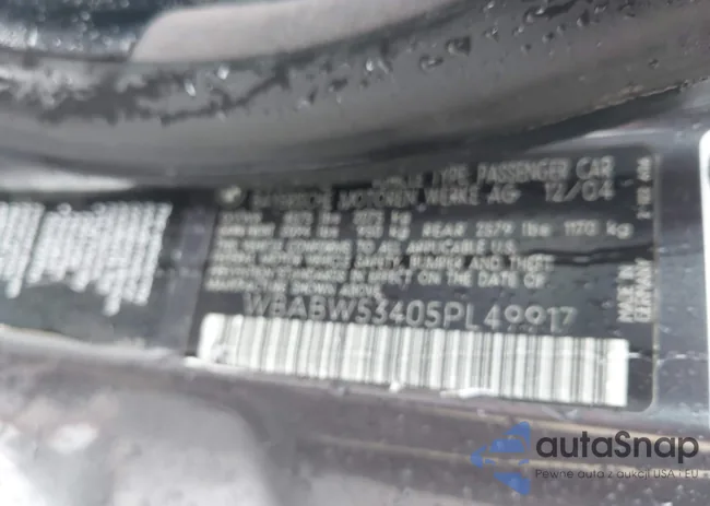 WBABW53405PL49917: 42401678