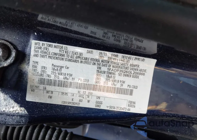 1FADP3N26GL206866: 42403015