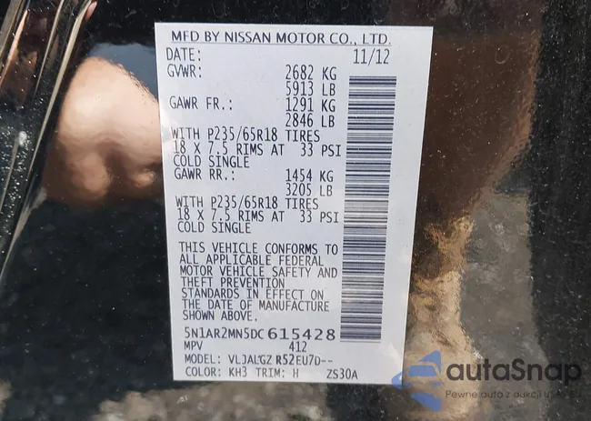 5N1AR2MN5DC615428: 42403274