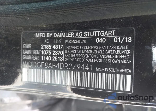 WDDGF8AB4DR279441: 42402621