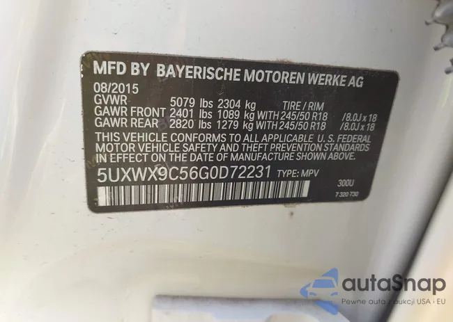 5UXWX9C56G0D72231: 42402641