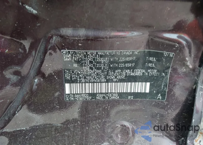 2T3BFREV8HW581884: 42404000