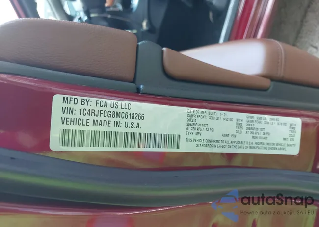 1C4RJFCG8MC618266: 42404212