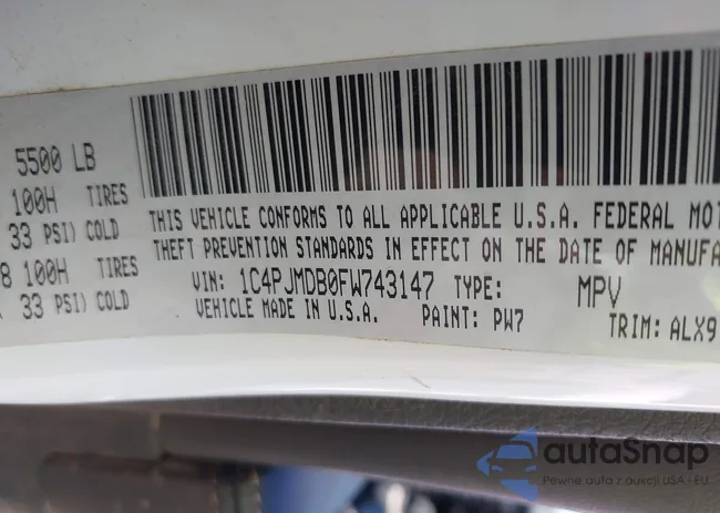 1C4PJMDB0FW743147: 42403557