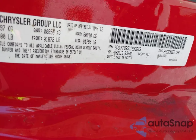 3C3CFFDR5CT352669: 42403655