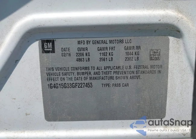 1G4G15G33GF227453: 42403767