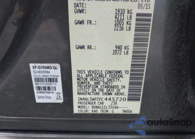 1N4AL3AP2FC445720: 42403789