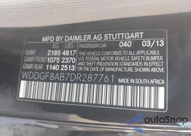 WDDGF8AB7DR287761: 42403815