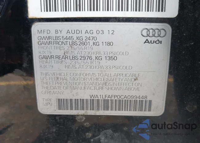 WA1LFAFP0CA099448: 42403849