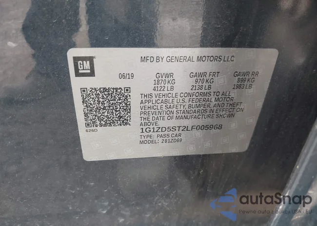 1G1ZD5ST2LF005968: 42404903