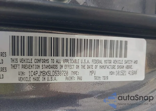1C4PJMBX5LD530720: 42404948