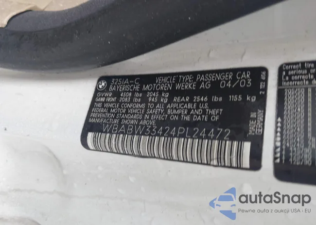 WBABW33424PL24472: 42405054