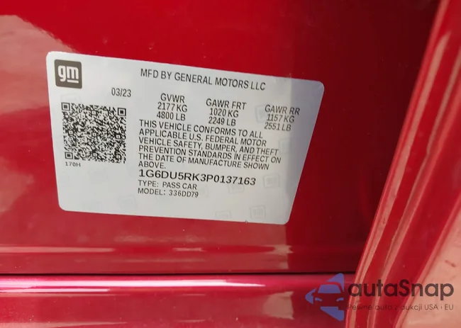 1G6DU5RK3P0137163: 42405151