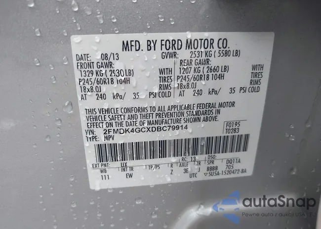 2FMDK4GCXDBC79914: 42405208