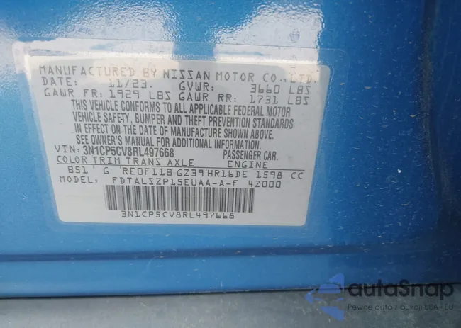 3N1CP5CV8RL497668: 42405216