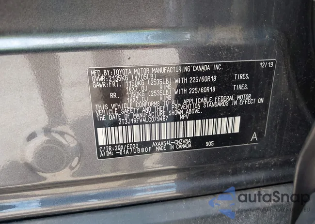 2T3J1RFV4LC079487: 42405386