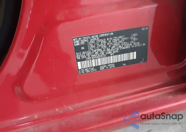 JTMZF4V9ADO28103: 42404522