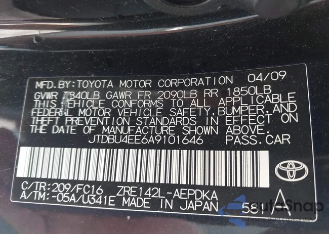 JTDBU4EE6A9101646: 42404848