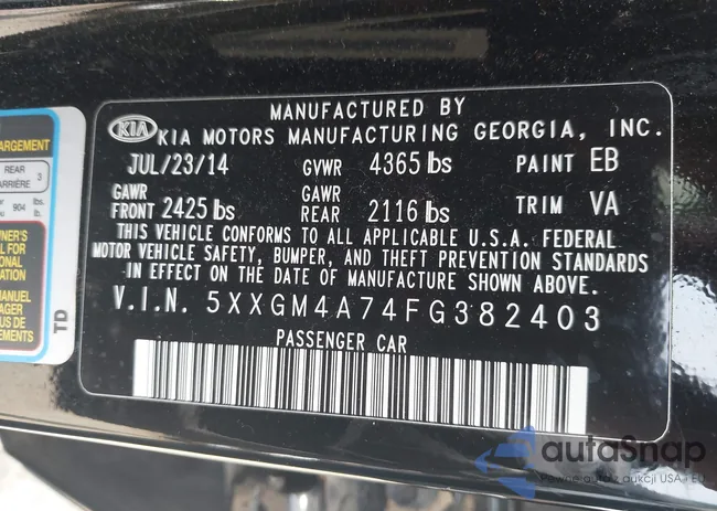 5XXGM4A74FG382403: 42406156