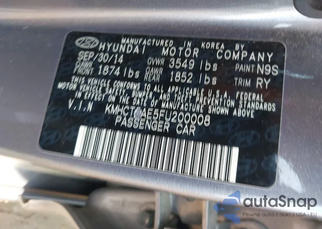 KMHCT5AE5FU200008: 42406170