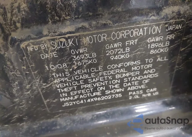 JS2YC414X96202735: 42406186