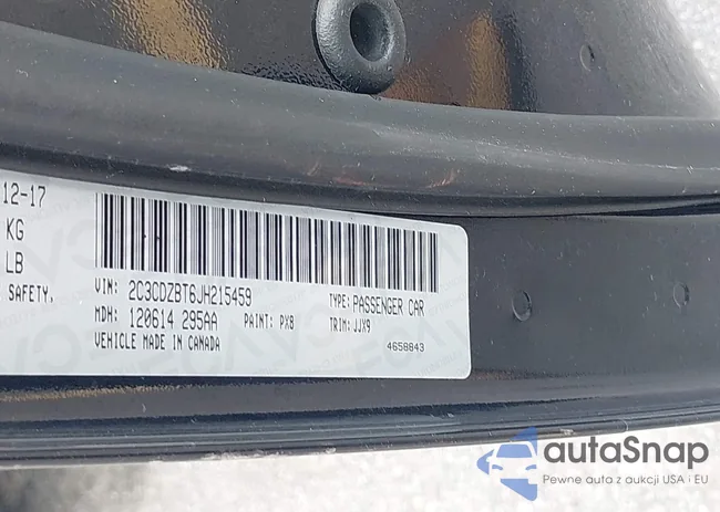 2C3CDZBT6JH215459: 42406335