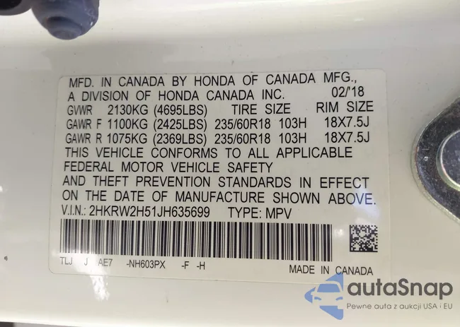 2HKRW2H51JH635699: 42405559