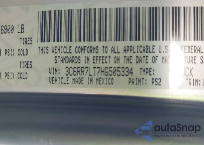 3C6RR7LT7HG505334: 42405571