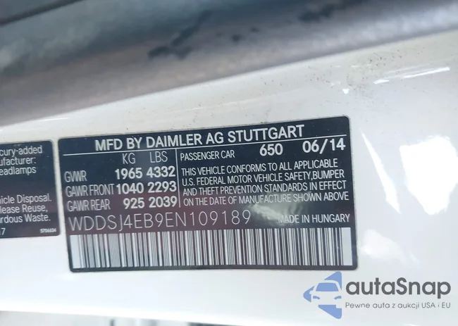 WDDSJ4EB9EN109189: 42405609